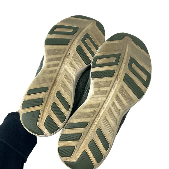 APL TechLoom Pro Sneakers Running Shoes Lace-Up Olive Fatigue‎ Green Mens Size 8 - Picture 7 of 8